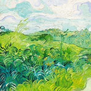 GREEN WHEAT FIELDS - VAN GOGH