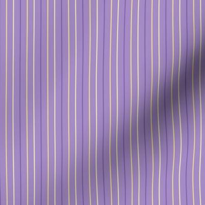 Very Peri yellow purple Stripes on amethyst violet