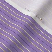 Very Peri yellow purple Stripes on amethyst violet