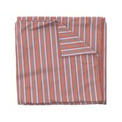 Orange, red, pink and blue stripes - Small scale