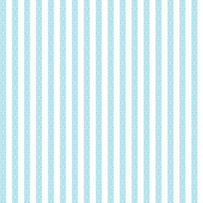 Gate Stripe White on Blue