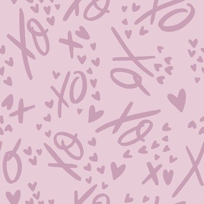 XO Valentine - Lavender,  Large Scale