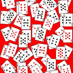 Cribbage Cards Red