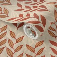 Layered Minoan grasses on bone linen weave by Su_G_©SuSchaefer