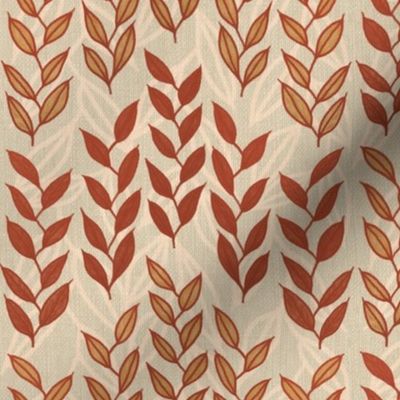 Layered Minoan grasses on bone linen weave by Su_G_©SuSchaefer