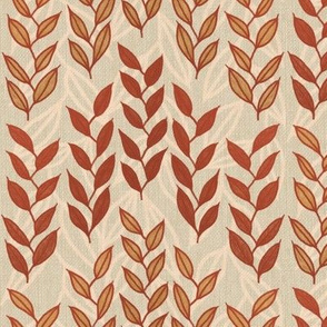 Layered Minoan grasses on bone linen weave by Su_G_©SuSchaefer