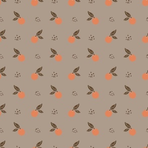 Kids Oranges Boho Neutral Nude Small