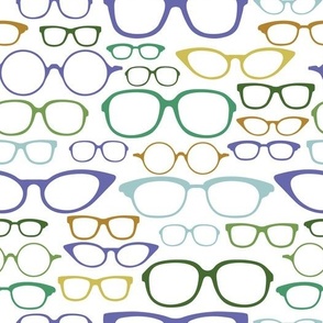 Retro Glasses Wallpaper