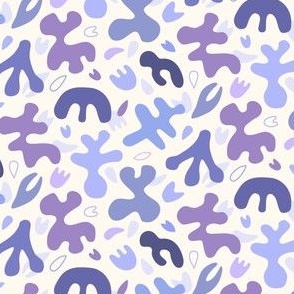 Small // Happy Shapes - Very Peri, Purple