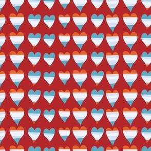 Striped Hearts