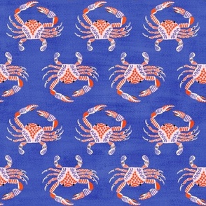 Coral Reef Crabs (ultramarine blue)