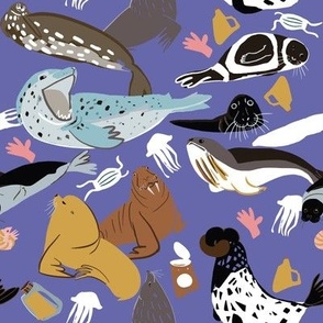 Seals and sea lions Peri pattern