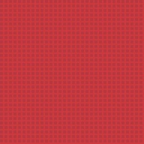 Square Grid-Smooch Red-Heartthrob Red-Mid-Century Blues Palette