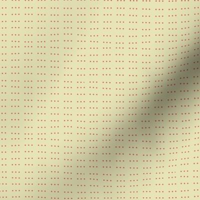 Mini Dot Lines-Heartthrob Red-Bowling Pin White-Mid-Century Blues Palette
