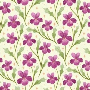Vintage Violet Floral