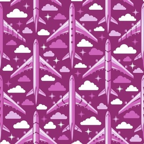 to the sky 2 (on dark pink) (small)