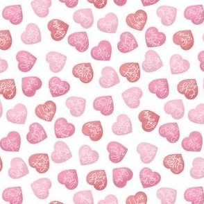 Candy Hearts | Pink