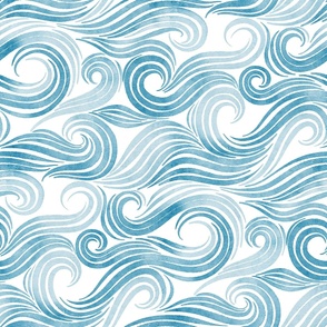 Ocean Waves | Light Blue