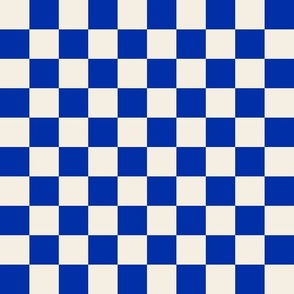 Checkerboard - Cobalt Blue