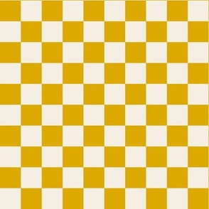 Checkerboard - Mustard