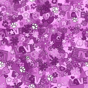 Groovy purple love