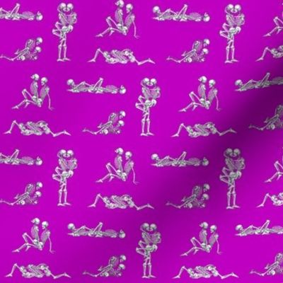 Skeleton Love on Purple - small