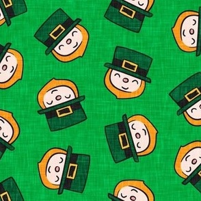 Cute Leprechauns -  green - St Patrick's Day - LAD22