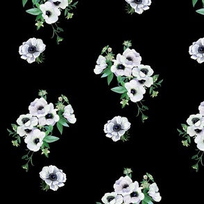 Floral Bouquet (Black Ground)