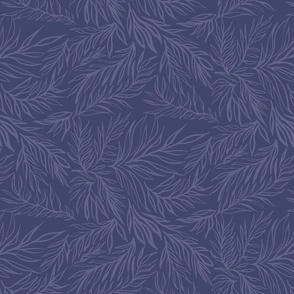 Botanical Leaf (Dusty Blue)