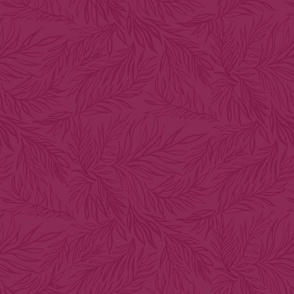 Botanical Leaf (Magenta)