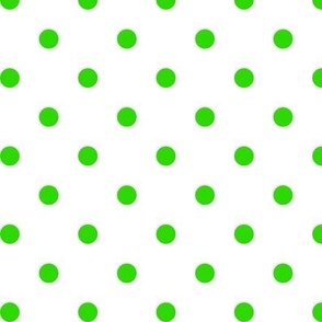 Green Polka Dots