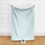 Turquoise Blue Polka Dots