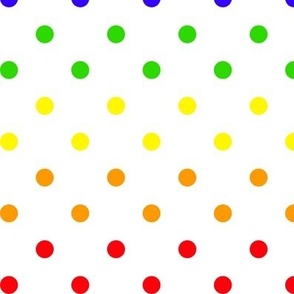 Rainbow Polka Dots 1