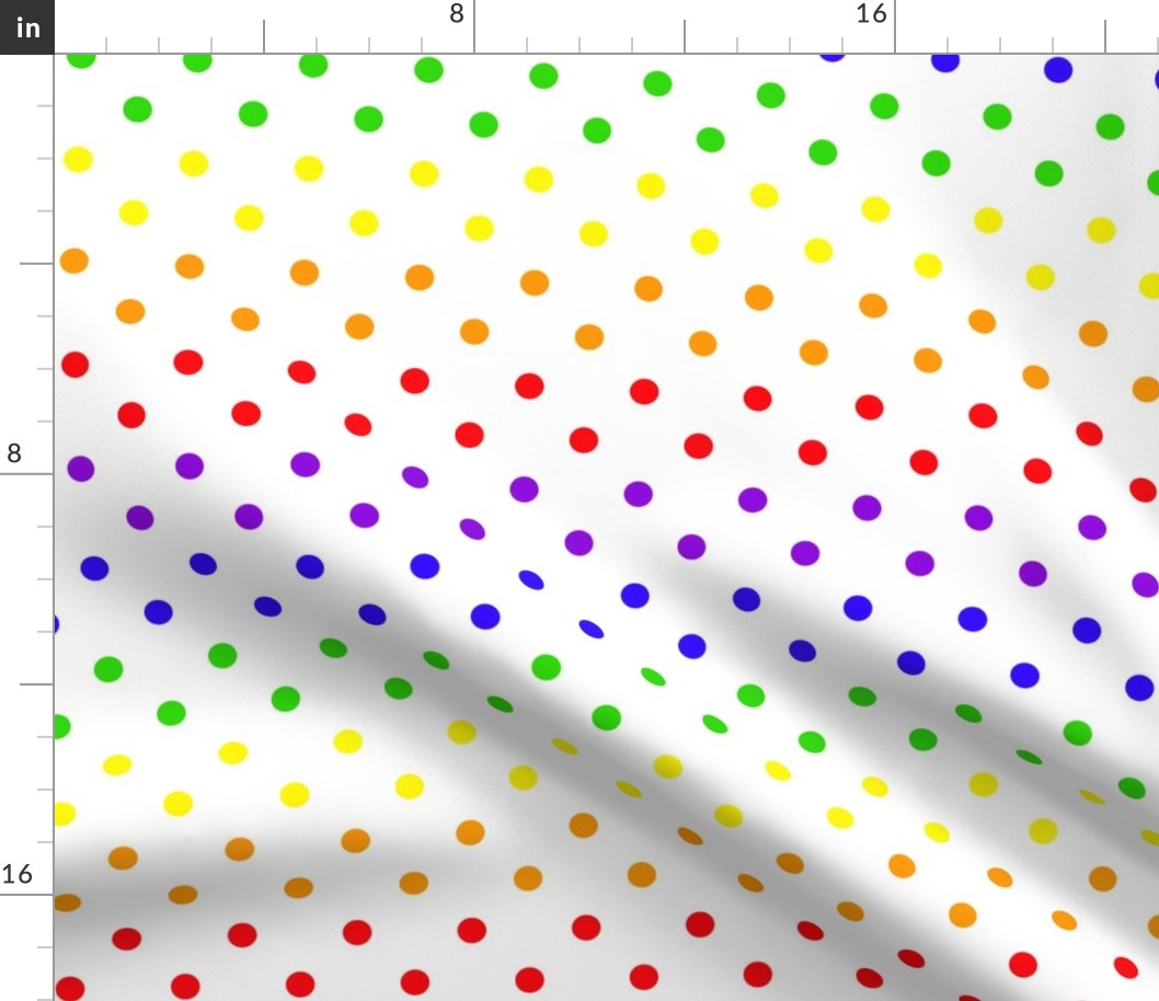 Rainbow Polka Dots 1