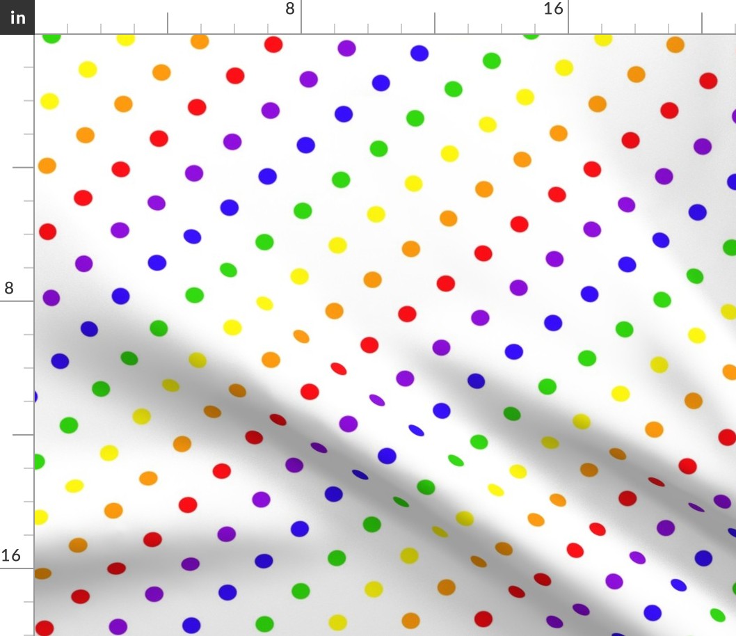 Rainbow Polka Dots 2