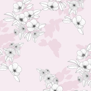 Floral Garden (Pale Pink Ground)