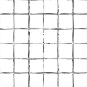 Black and white wooden grid