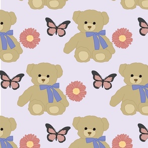 Teddy Bear Pattern by Courtney Graben