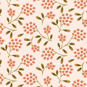 Clustered little flowers pattern // medium scale