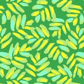Textured bright tropical leaves // big scale