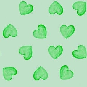 heart in green