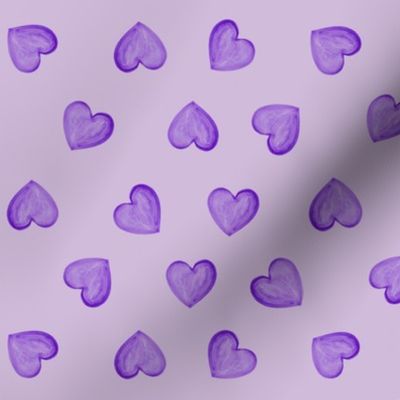 heart in purple