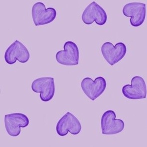 heart in purple