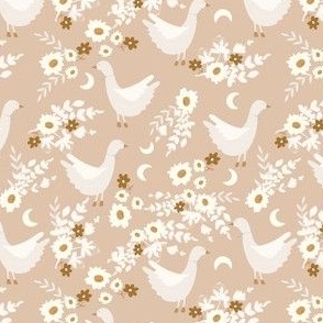 Sweet Goose Moon Floral Small