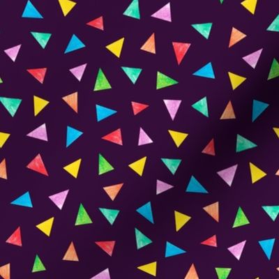 Block print triangles