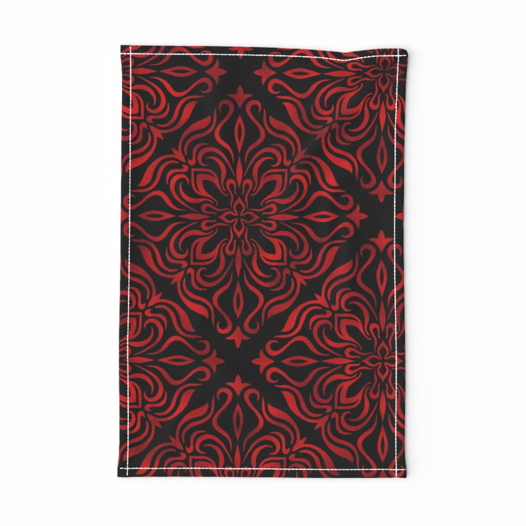 Diamond Medallion Red Foil Small