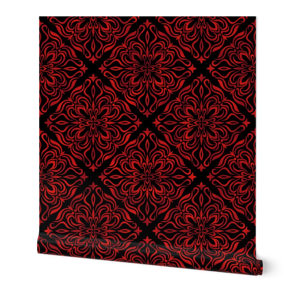 Diamond Medallion Red Foil Medium