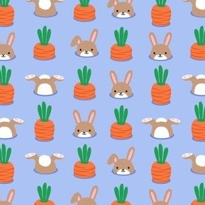 (small scale) bunnies in the garden - peri - Easter - LAD22