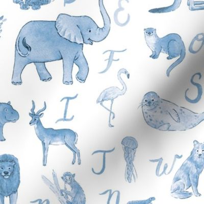 Blue Zoo Alphabet