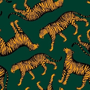 Tigers (Dark Green and Marigold)